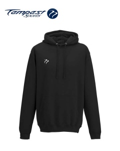 Tempest Lightweight Black Hooded Sweatshirt